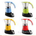 Couleur 6 tasse de cafetière Moka électrique